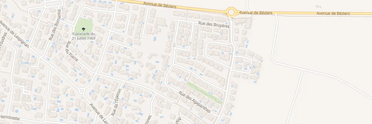 Plan du 10 Rue des Agapanthes à Colombiers