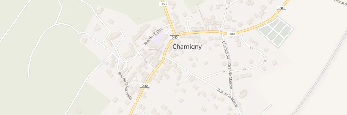 Plan du 12 Rue de la Marne à Chamigny