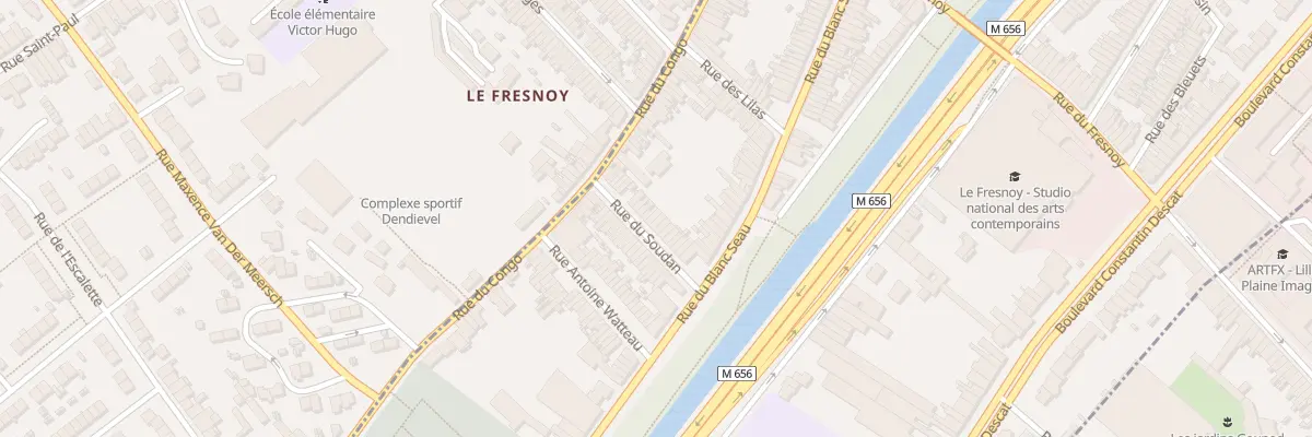 Plan du 15 Rue du Soudan à Tourcoing