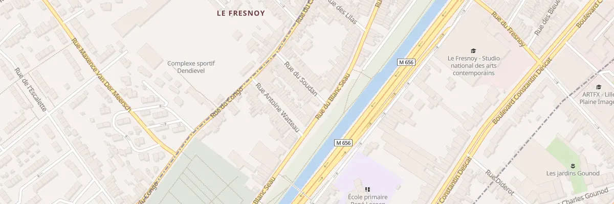Plan du 32 Rue du Soudan à Tourcoing