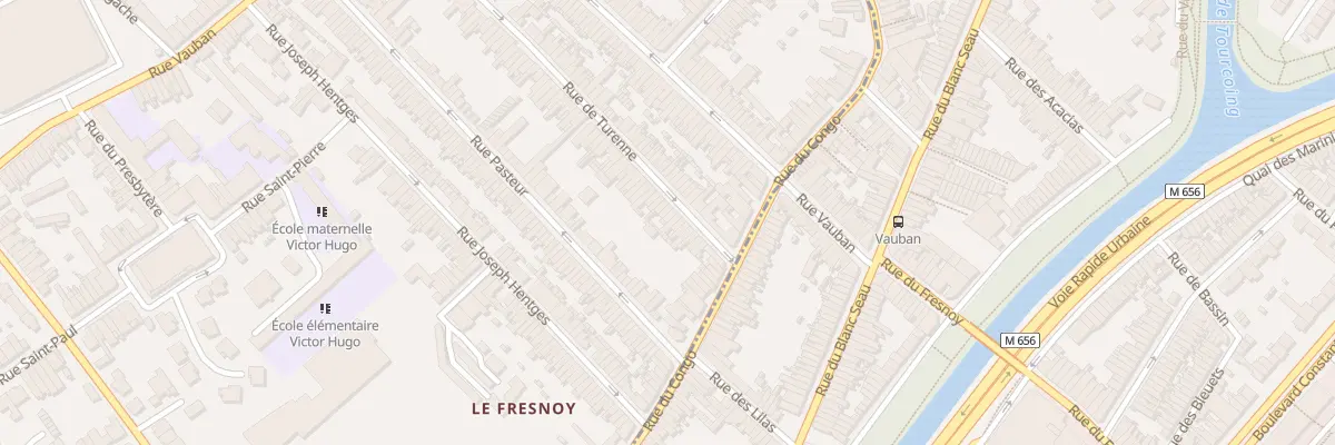 Plan du 112 Rue de Turenne à Mouvaux