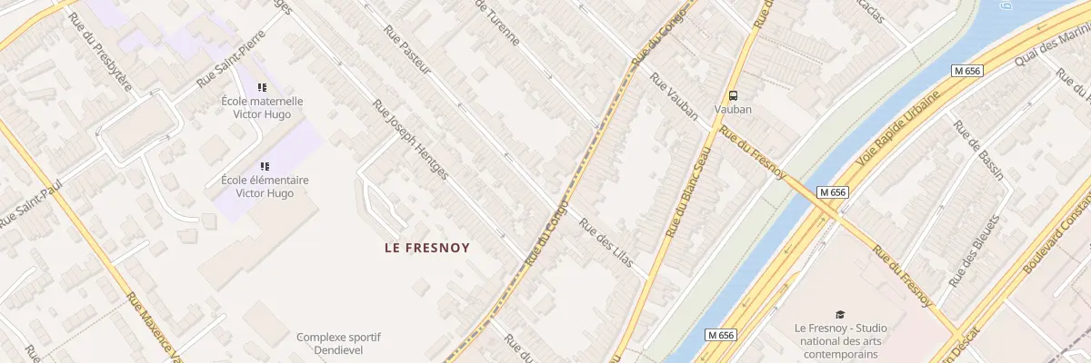Plan du 165 Rue Pasteur à Mouvaux