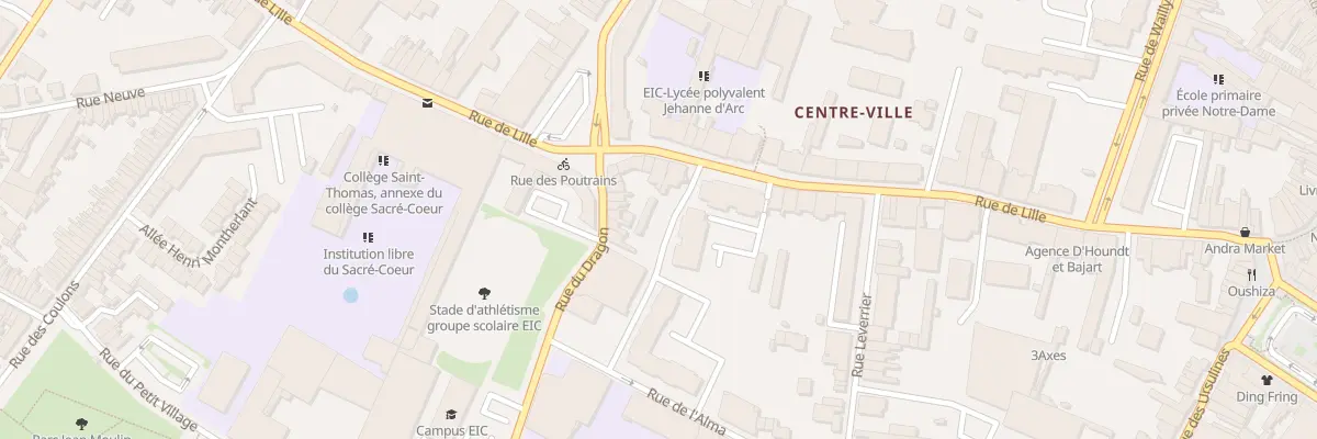 Plan du 97 Rue de Lille à Tourcoing