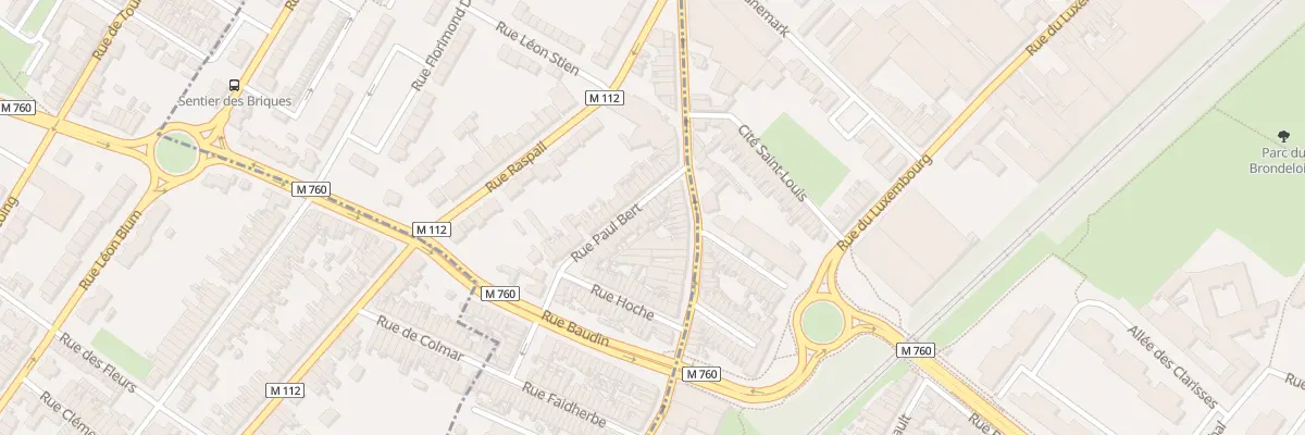 Plan du 54 Rue Paul Bert à Croix