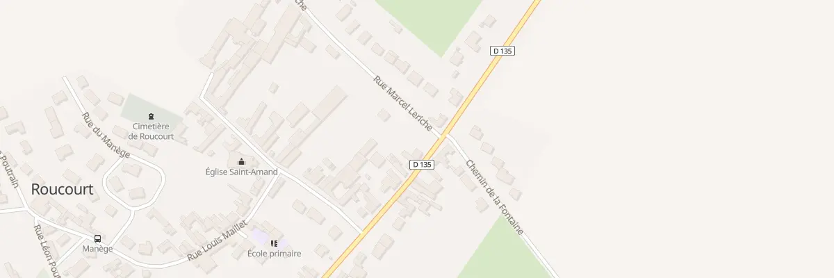 Plan du 17 Rue Marcel Leriche à Roucourt