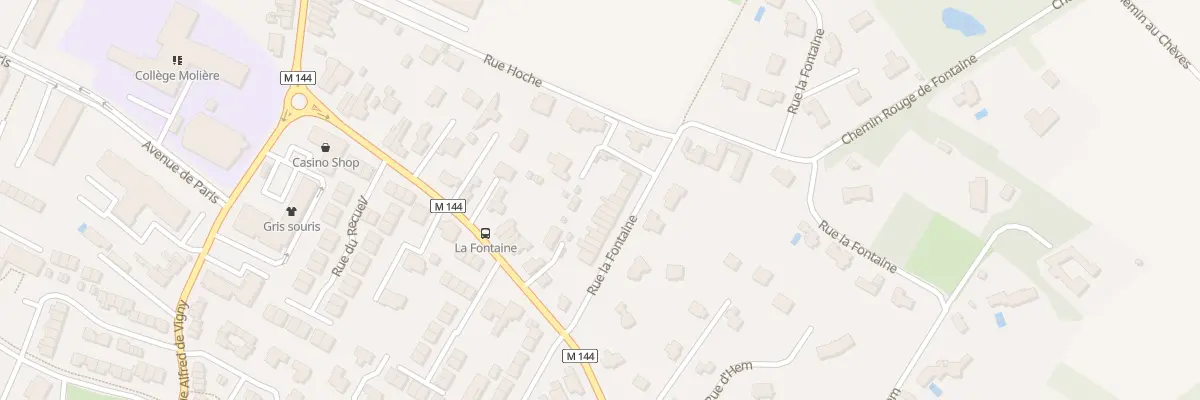 Plan du 117 Rue la Fontaine à Villeneuve-d’Ascq