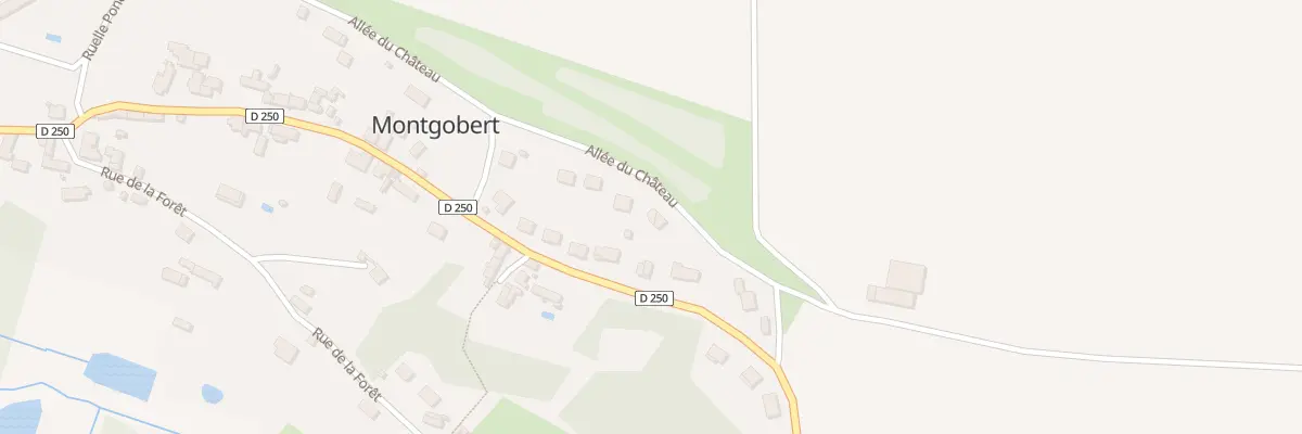 Plan du 9 All du Château à Montgobert