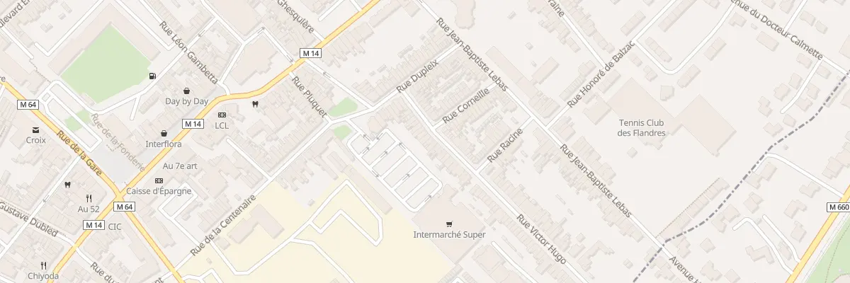 Plan du 16 Rue Victor Hugo à Croix