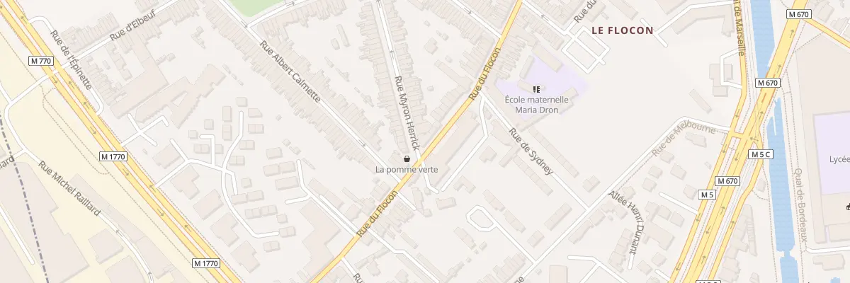 Plan du 126 Rue du Flocon à Tourcoing