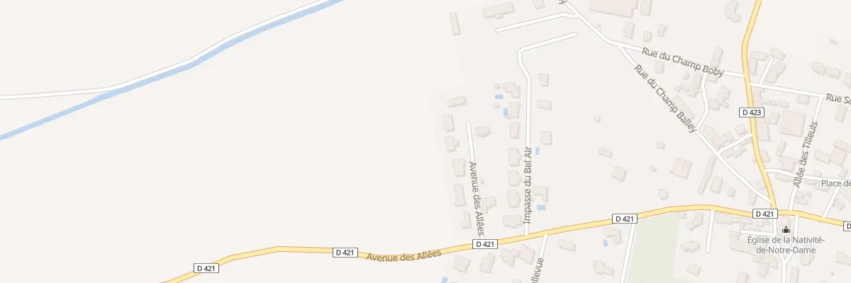 Plan du 42 Av des Allées à Pessat-Villeneuve