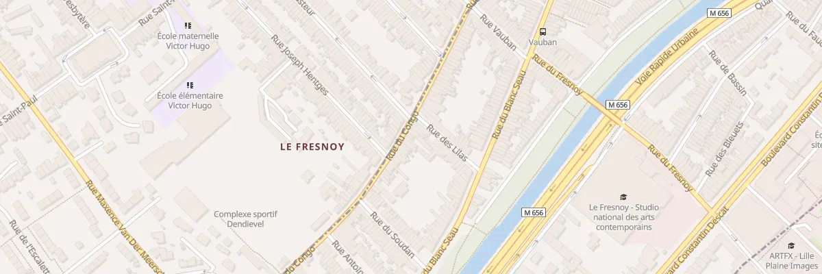Plan du 201 Rue du Congo à Tourcoing