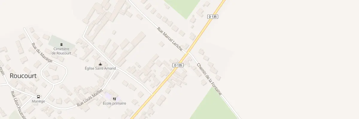 Plan du 17 Rue Marcel Leriche à Roucourt