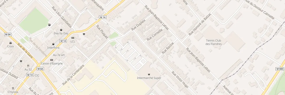 Plan du 18 Rue Victor Hugo à Croix