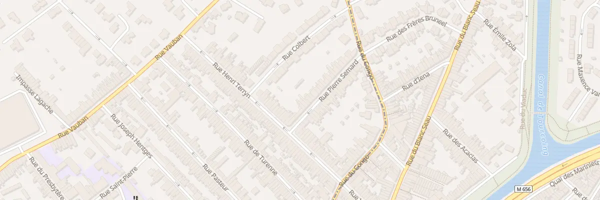 Plan du 15 Rue Pierre Sémard à Mouvaux