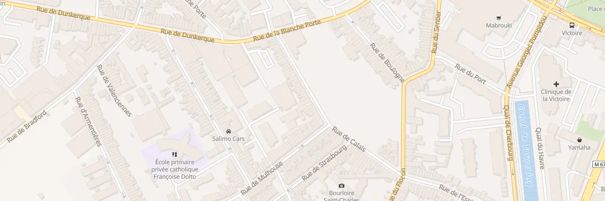 Plan du 46 Rue de Calais à Tourcoing