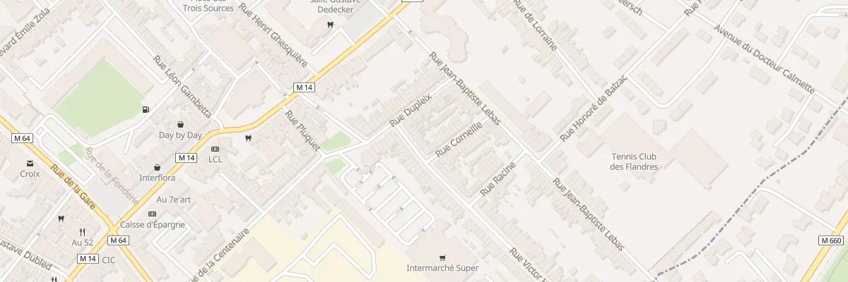 Plan du 11 Rue Victor Hugo à Croix