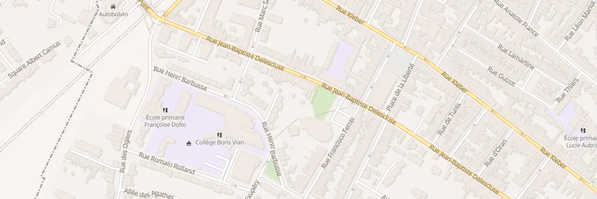 Plan du 151 Rue J B Delescluse à Croix