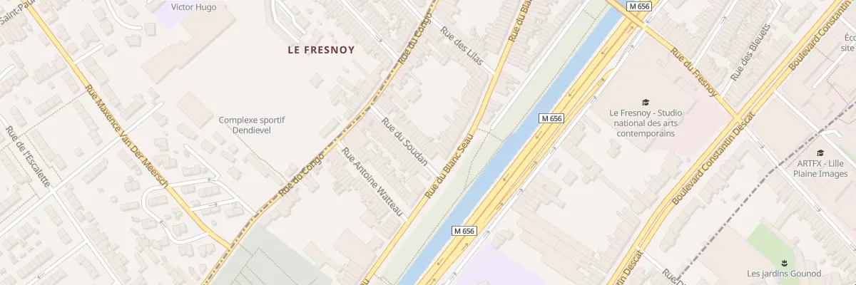 Plan du 25 Rue du Soudan à Tourcoing