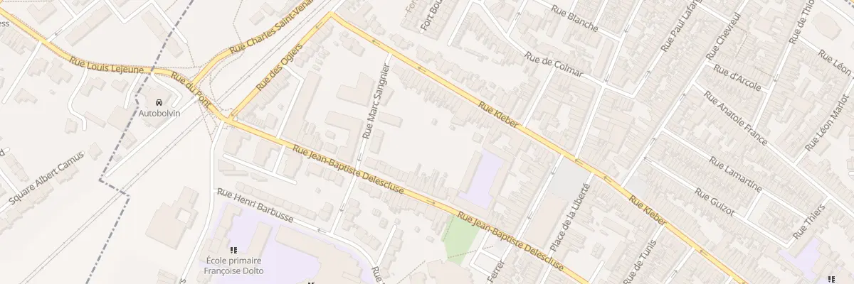 Plan du 150 Rue J B Delescluse à Croix