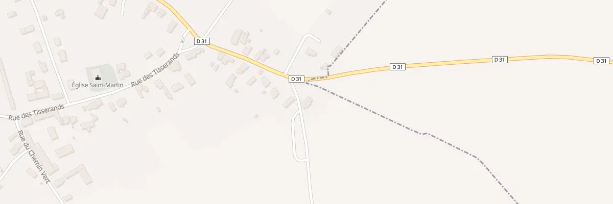 Plan du 1 Che de la Vallée à Jeancourt