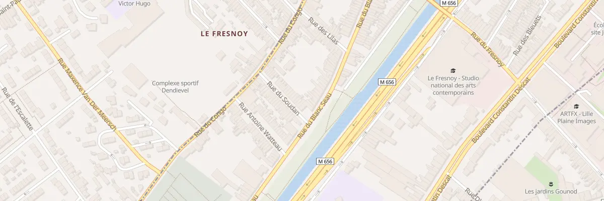 Plan du 27 Rue du Soudan à Tourcoing