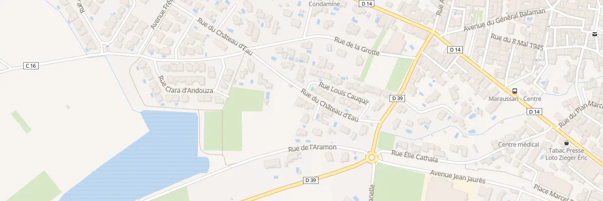 Plan du 129 Rue du Chateau d’Eau à Maraussan