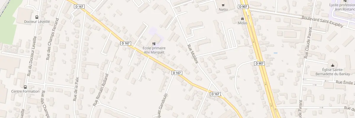 Plan du 36 Rue de Vauzelles à Nevers
