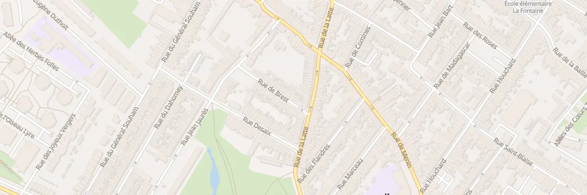 Plan du 8 Rue de Brest à Tourcoing