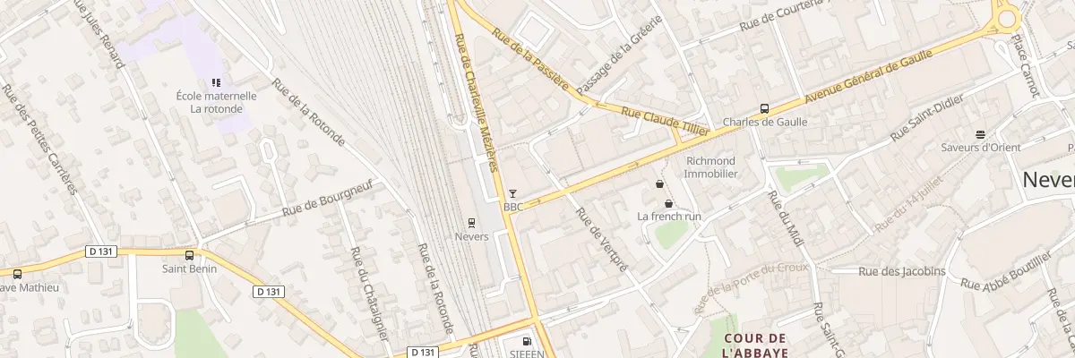 Plan du 17 Rue de Vertpre à Nevers
