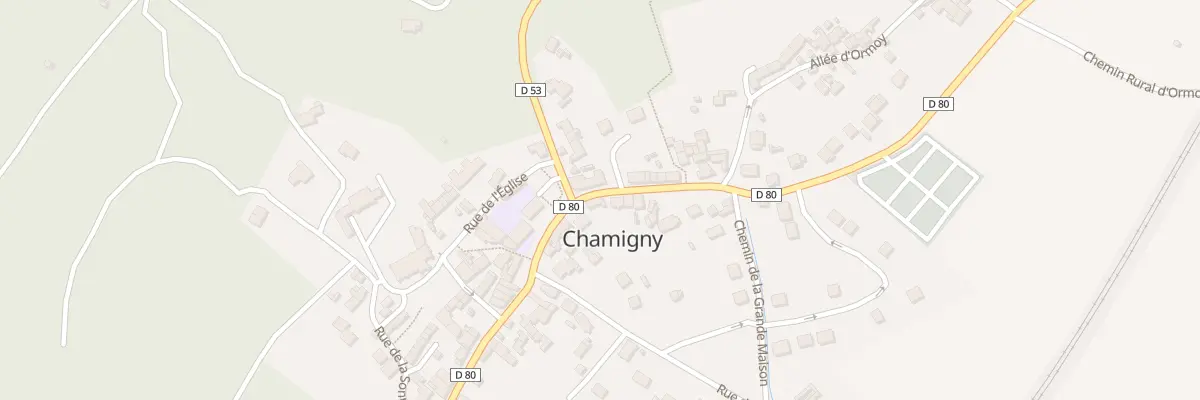 Plan du 38 Rue Roubineau à Chamigny