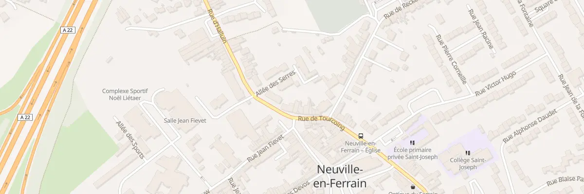 Plan du 4 Rue d’Halluin à Neuville-en-Ferrain
