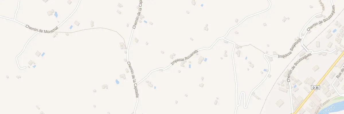 Plan du 137 Imp Rouanels à Bédarieux