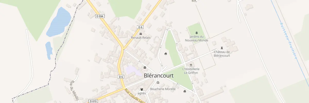 Plan du 1 Pl du Général Leclerc à Blérancourt