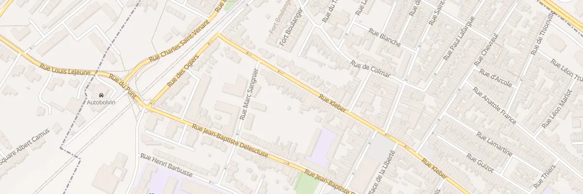 Plan du 189 Rue Kléber à Croix