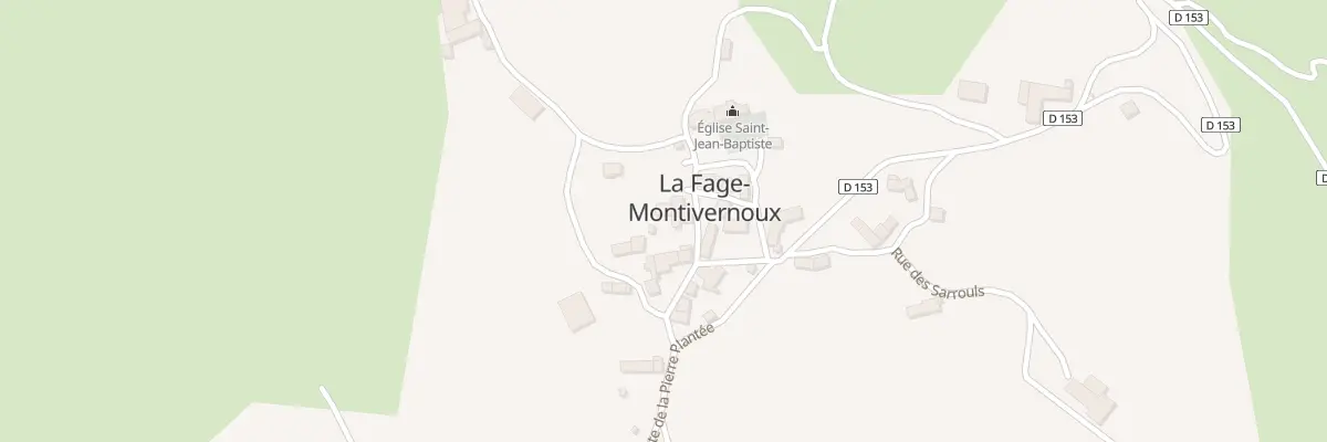 Plan du 89 Rue de la Mairie à La Fage-Montivernoux