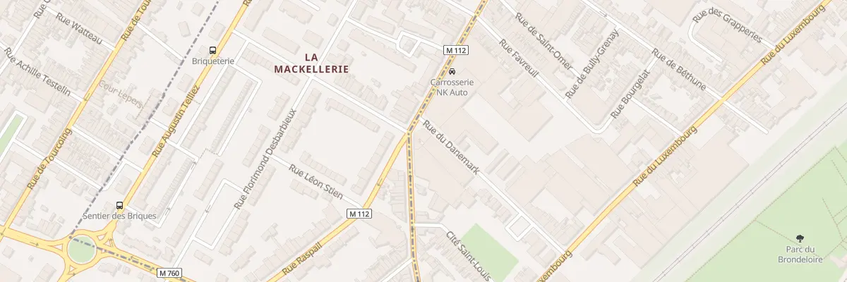 Plan du 17 Rue du Danemark à Roubaix
