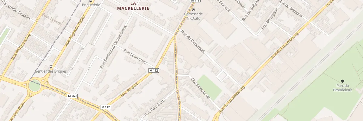 Plan du 159 Rue de la Mackellerie à Roubaix