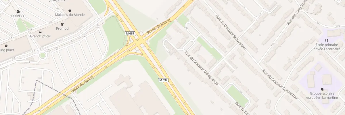 Plan du 10 Rue du Docteur Delegrange à Neuville-en-Ferrain