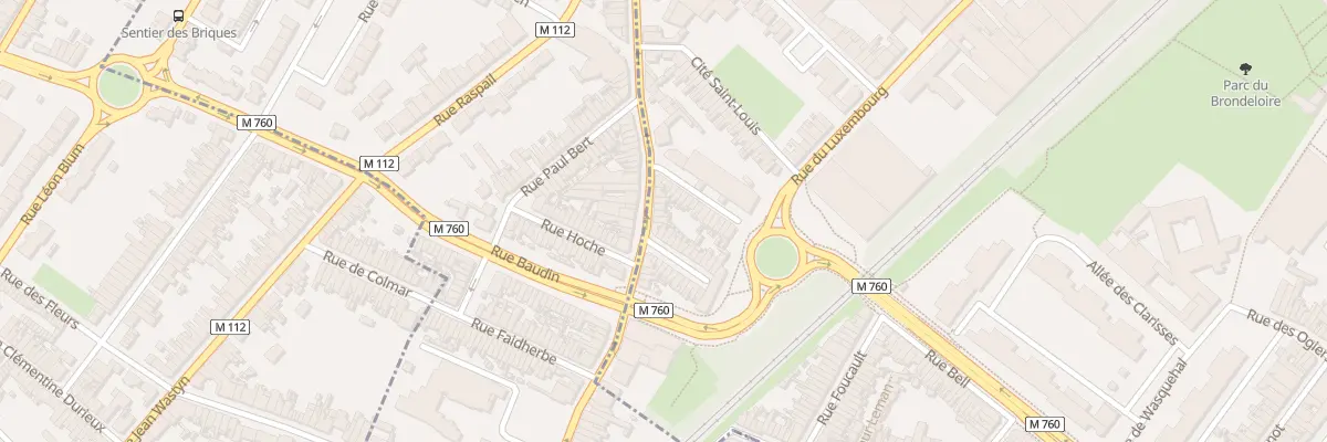 Plan du 207 Rue de la Mackellerie à Roubaix