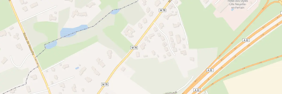 Plan du 60 Rue du Dronckaert à Neuville-en-Ferrain