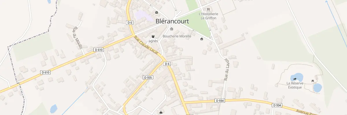 Plan du 4 Pl de l’Hôtel de Ville à Blérancourt