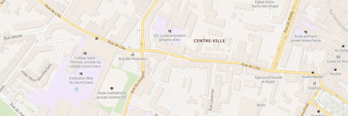 Plan du 87 Rue de Lille à Tourcoing