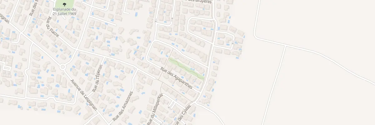 Plan du 9 Rue des Agapanthes à Colombiers