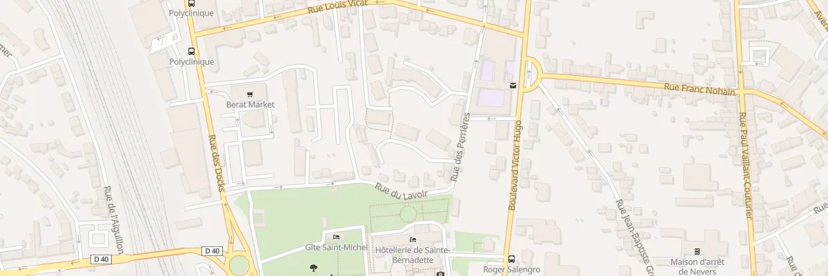 Plan du 3 Rue des Perrières à Nevers