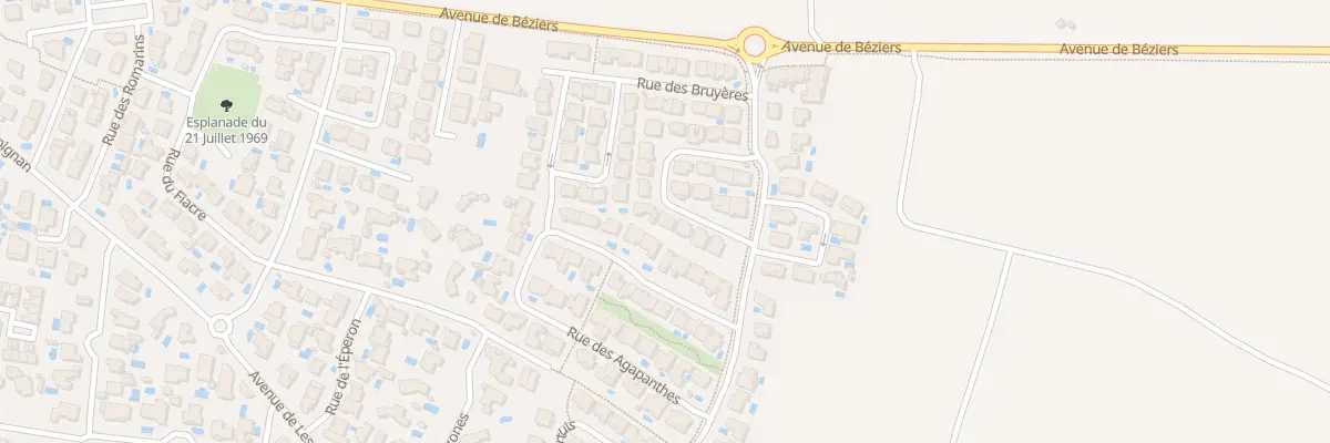 Plan du 20 Rue des Genêts à Colombiers