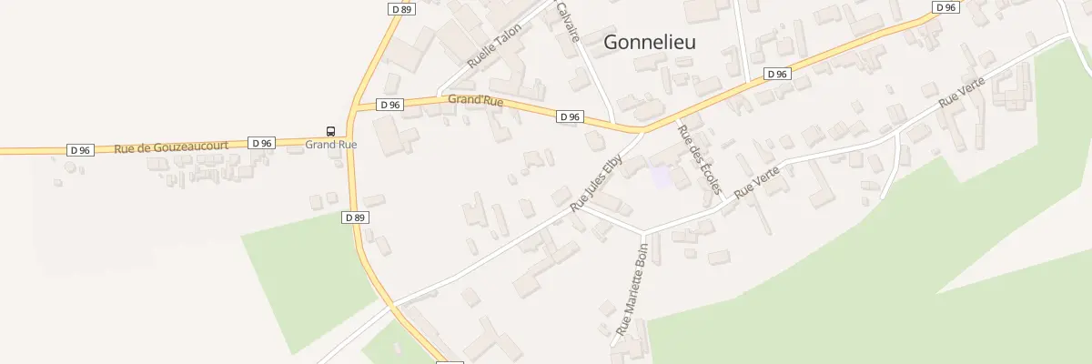 Plan du 89 Gr Gde Rue à Gonnelieu