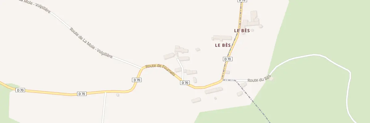 Plan du 5086 Le Bes à Termes