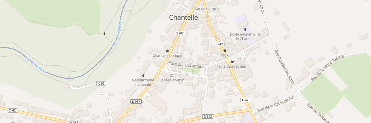 Plan du 9 Pl de l’Oscambre à Chantelle