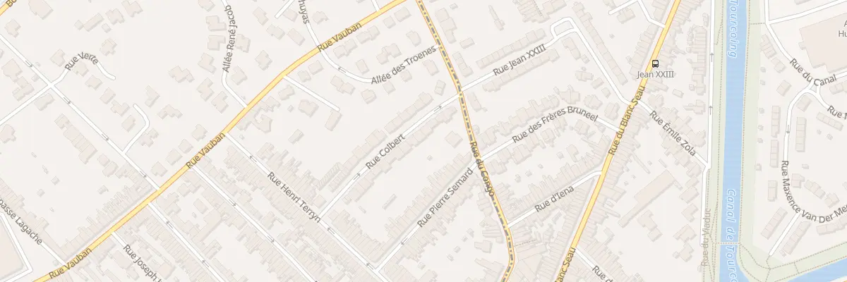 Plan du 22 Rue Colbert à Mouvaux
