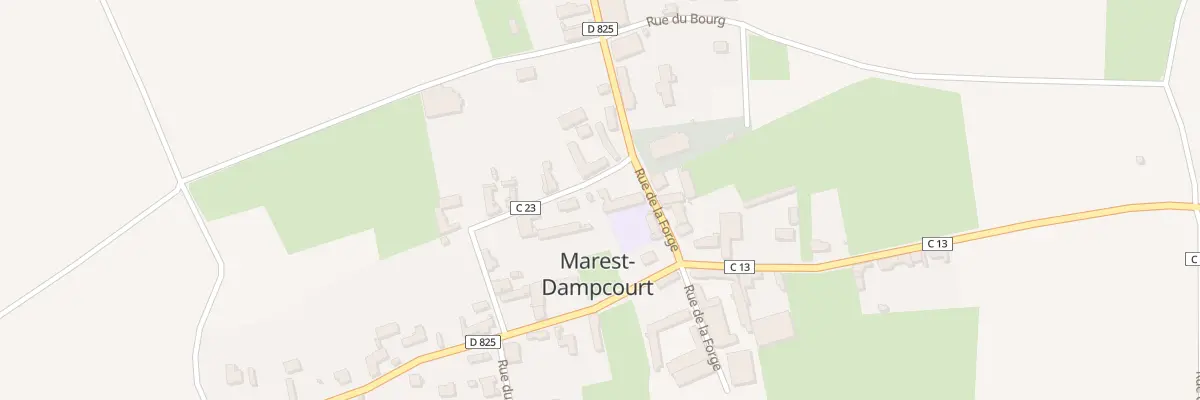 Plan du 1 Rue de l’Eglise à Marest-Dampcourt